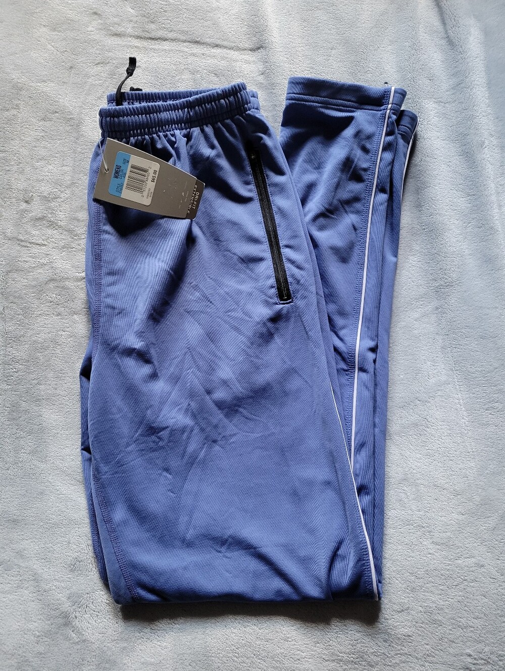 Nike | Periwinkle Blue Track Joggers with Side Piping
